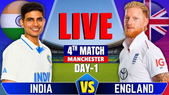 England vs India 4th Test Live